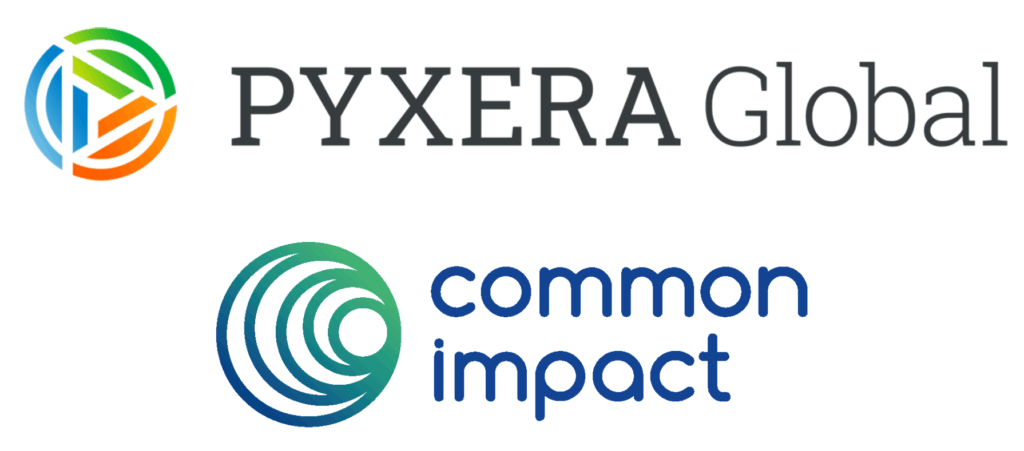 Pyxera Global and Common Impact Logos